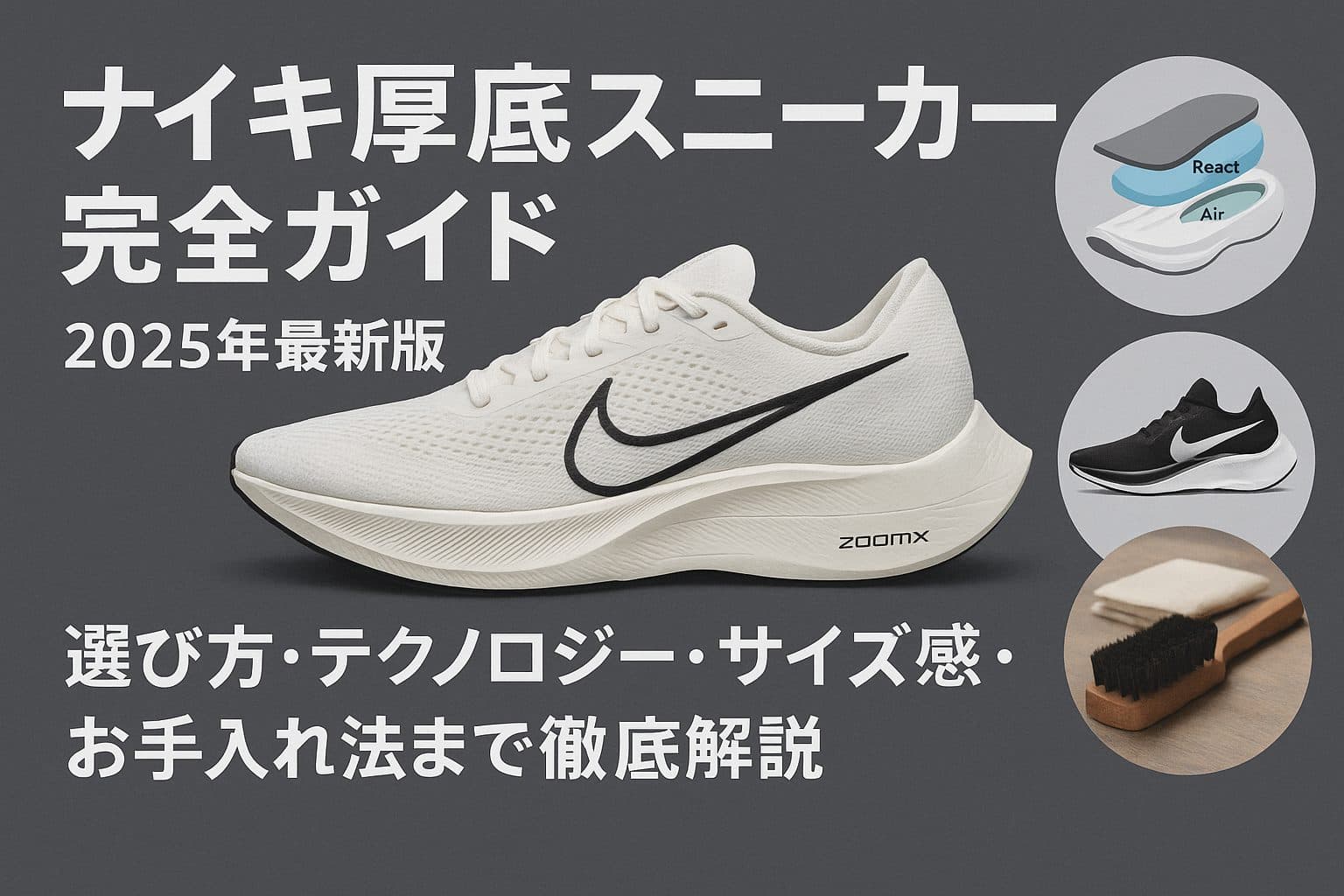 ナイキ厚底スニーカー完全ガイド：最高の履き心地とスタイルを叶える選び方、テクノロジー、お手入れ術